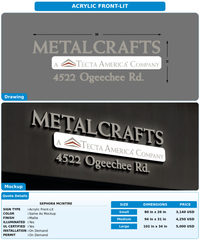 CUSTOM MOCKUP SIGN FOR Sephora McIntire