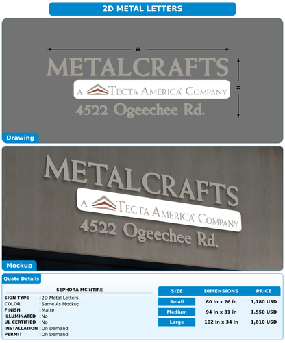 CUSTOM MOCKUP SIGN FOR Sephora McIntire