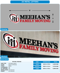 CUSTOM MOCKUP SIGN FOR Michael Meehan