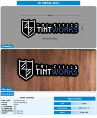 CUSTOM MOCKUP SIGN FOR Oscar Quinones