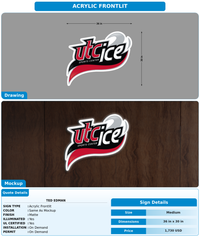 CUSTOM MOCKUP SIGN FOR Ted Edman