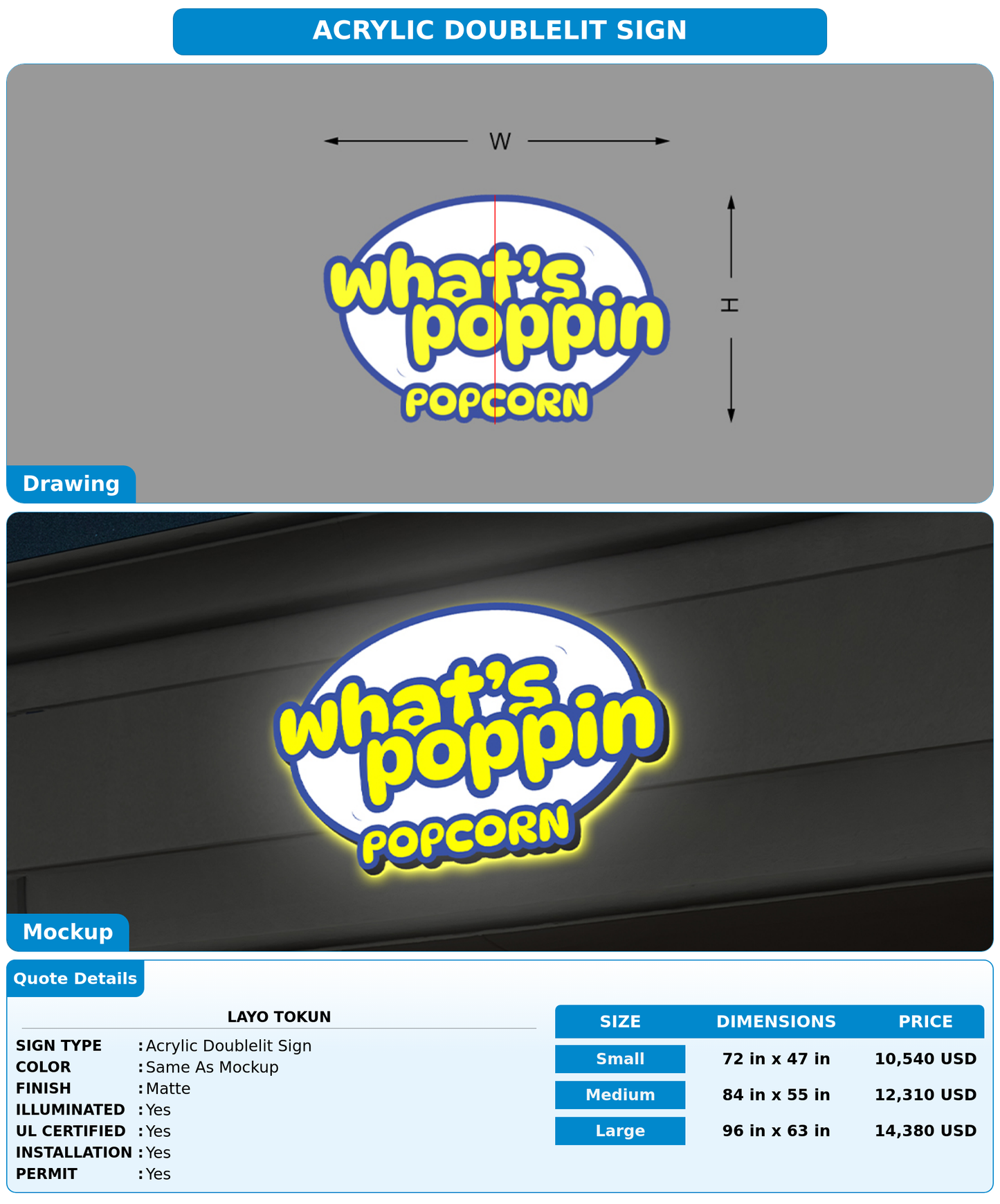 CUSTOM MOCKUP SIGN FOR Layo Tokun
