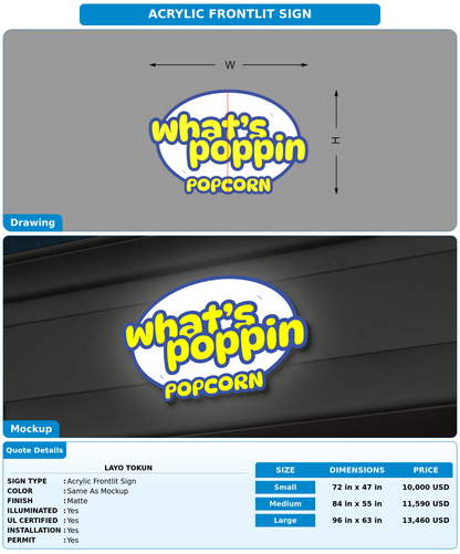 CUSTOM MOCKUP SIGN FOR Layo Tokun