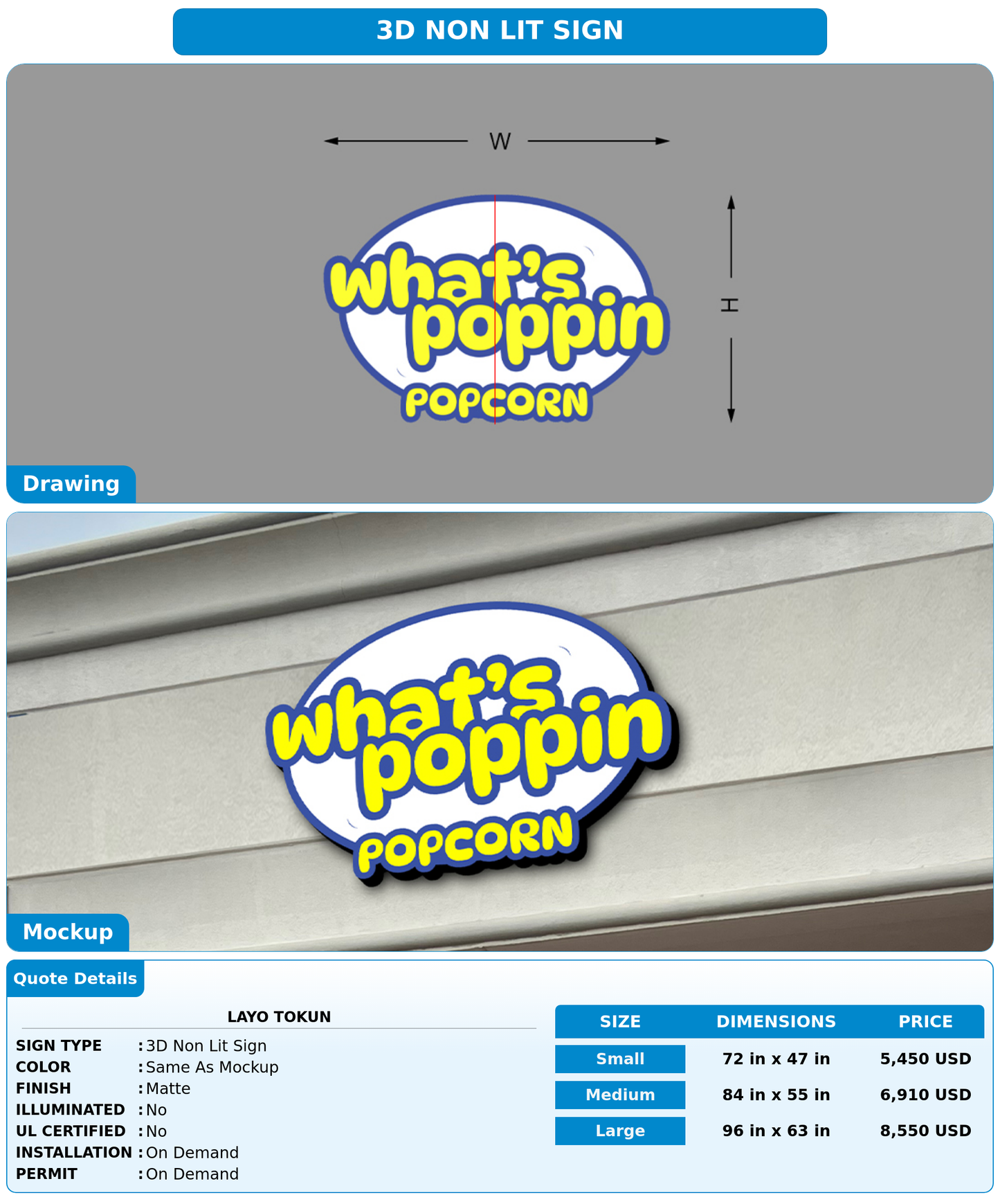 CUSTOM MOCKUP SIGN FOR Layo Tokun