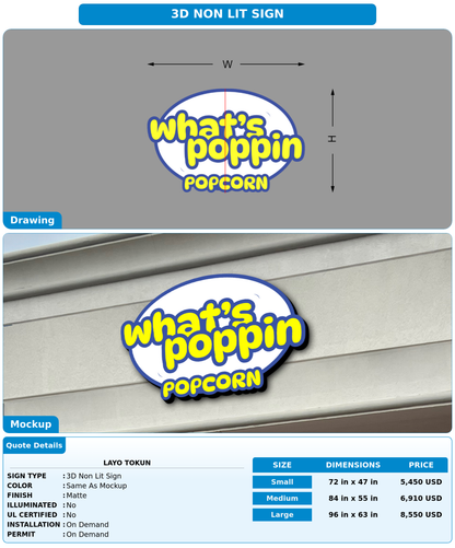 CUSTOM MOCKUP SIGN FOR Layo Tokun
