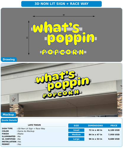 CUSTOM MOCKUP SIGN FOR Layo Tokun