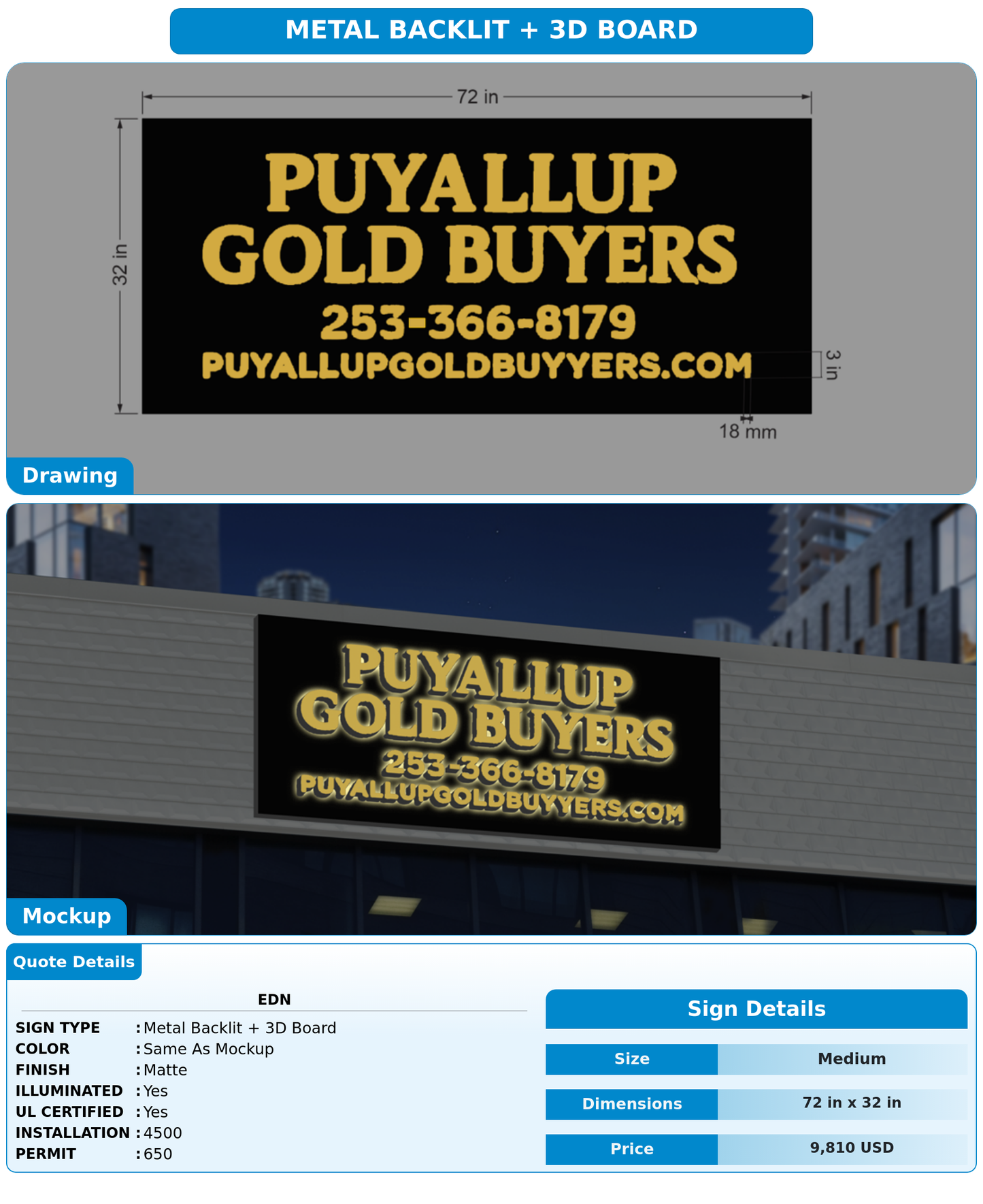 CUSTOM MOCKUP SIGN FOR Edn