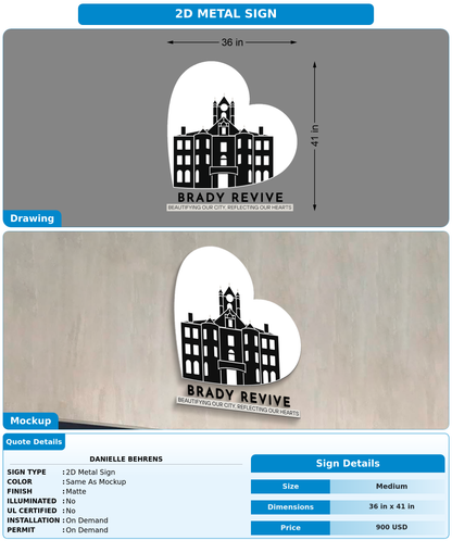CUSTOM MOCKUP SIGN FOR Danielle Behrens