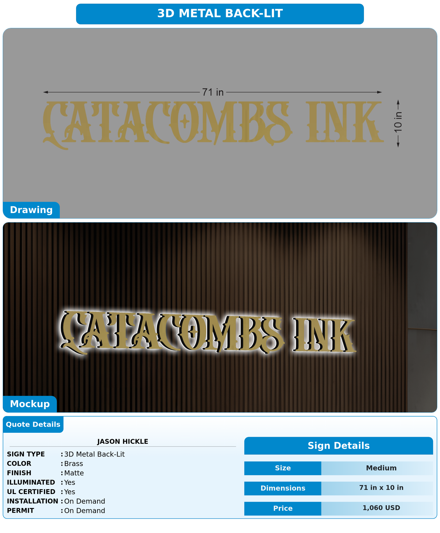 CUSTOM MOCKUP SIGN FOR Jason Hickle