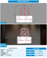 CUSTOM MOCKUP SIGN FOR Samantha Peacock