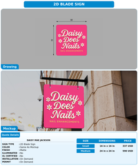 CUSTOM MOCKUP SIGN FOR Daisy Mae jackson