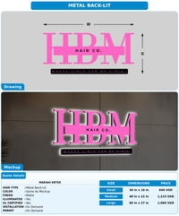 CUSTOM MOCKUP SIGN FOR Mariah Erter