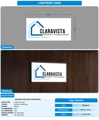 CUSTOM MOCKUP SIGN FOR Heather Heather Stevenson