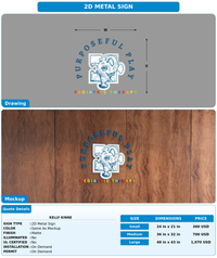 CUSTOM MOCKUP SIGN FOR Kelly Kinne