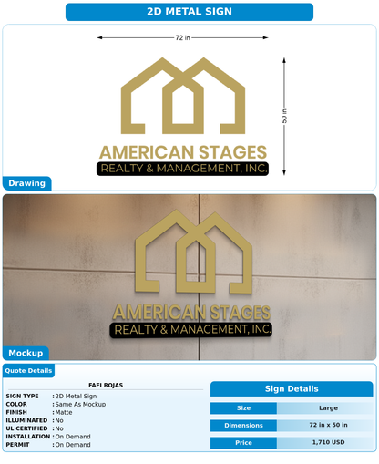CUSTOM MOCKUP SIGN FOR Fafi Rojas