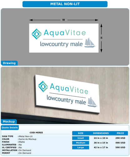 CUSTOM MOCKUP SIGN FOR Codi Meree