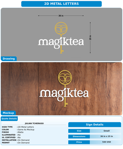 CUSTOM MOCKUP SIGN FOR Julian Tcherassi