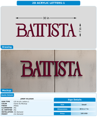 CUSTOM MOCKUP SIGN FOR Jordy Villegas