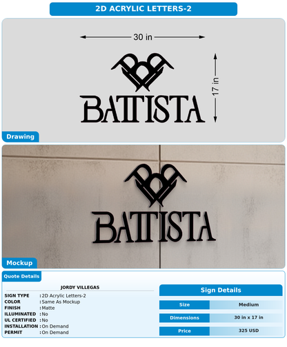 CUSTOM MOCKUP SIGN FOR Jordy Villegas