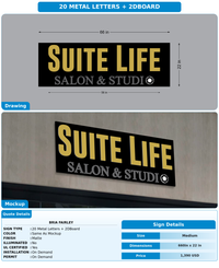 CUSTOM MOCKUP SIGN FOR Bria Fairley