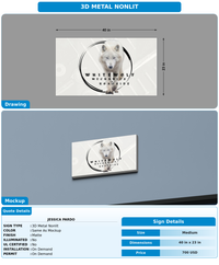 CUSTOM MOCKUP SIGN FOR Jessica Pardo