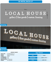 CUSTOM MOCKUP SIGN FOR Jordan Chance