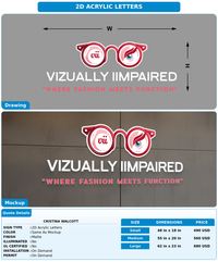 CUSTOM MOCKUP SIGN FOR CRISTINA WALCOTT