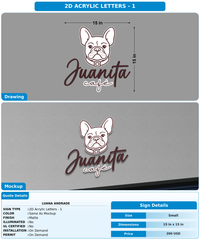 CUSTOM MOCKUP SIGN FOR Luana Andrade