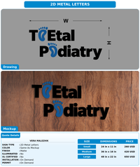 CUSTOM MOCKUP SIGN FOR VERA MALEZHIK