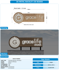 CUSTOM MOCKUP SIGN FOR Rocky Morris