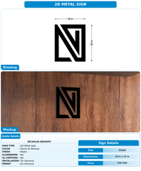 CUSTOM MOCKUP SIGN FOR Nicholas Neuhoff