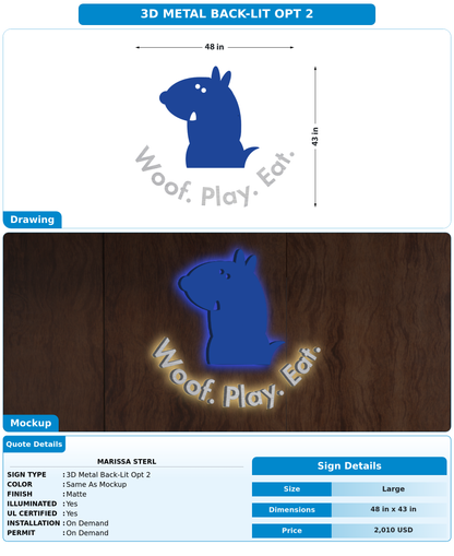 CUSTOM MOCKUP SIGN FOR Marissa Sterl