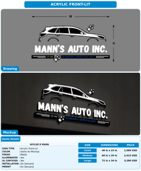 CUSTOM MOCKUP SIGN FOR Skyler R Mann