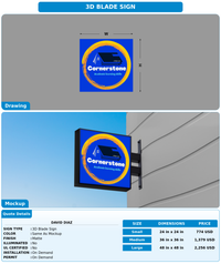 CUSTOM MOCKUP SIGN FOR David Diaz