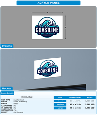 CUSTOM MOCKUP SIGN FOR Michele Ram