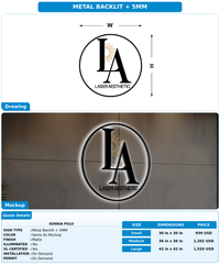 CUSTOM MOCKUP SIGN FOR Kennia Polo