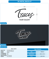 CUSTOM MOCKUP SIGN FOR Tracy Smith