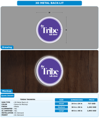 CUSTOM MOCKUP SIGN FOR Tendai Takawira