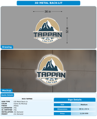 CUSTOM MOCKUP SIGN FOR Rick Tappan
