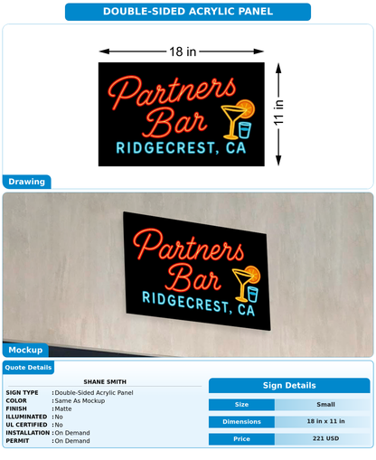 CUSTOM MOCKUP SIGN FOR Shane Smith