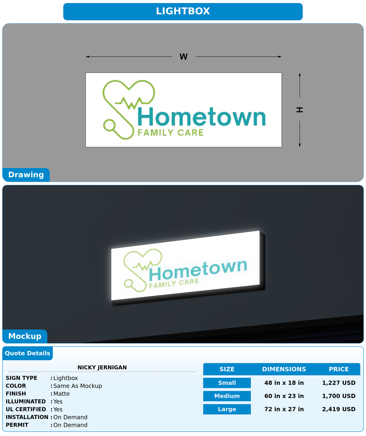 CUSTOM MOCKUP SIGN FOR Nicky Jernigan