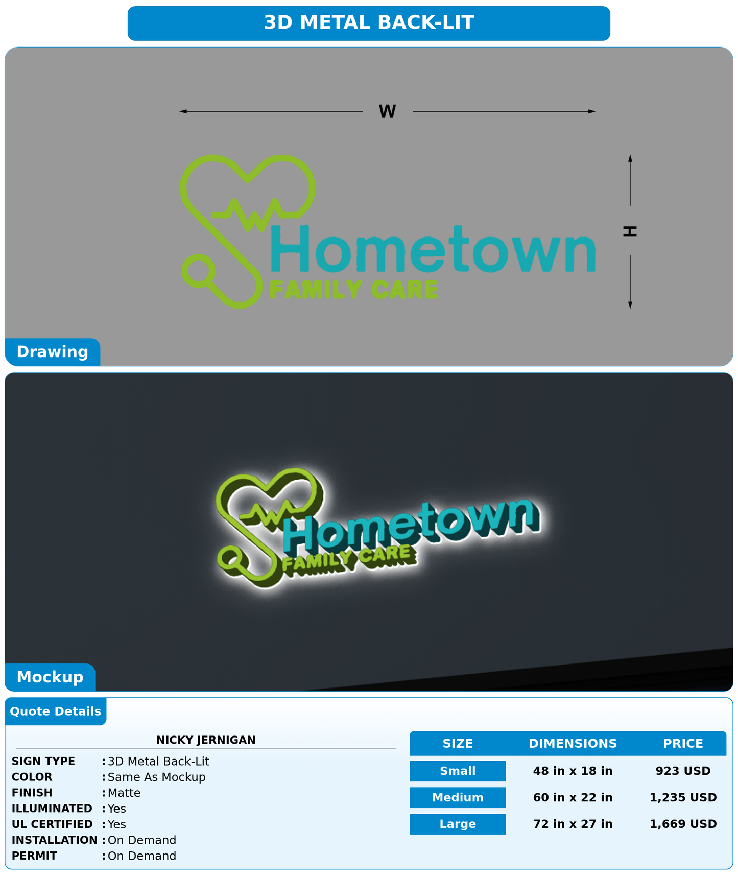 CUSTOM MOCKUP SIGN FOR Nicky Jernigan