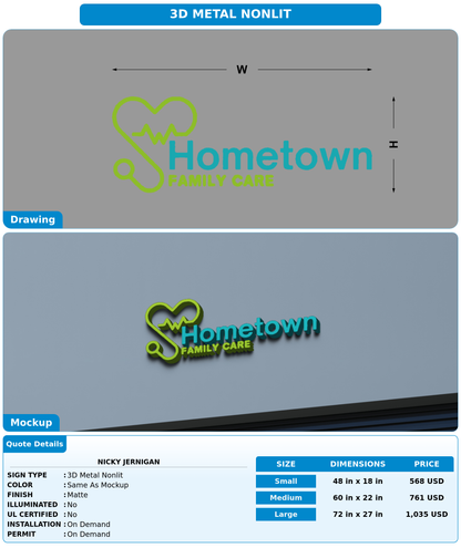 CUSTOM MOCKUP SIGN FOR Nicky Jernigan