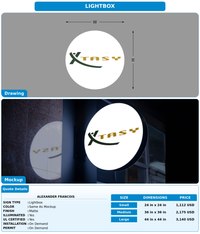 CUSTOM MOCKUP SIGN FOR Alexander francois