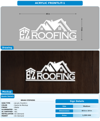 CUSTOM MOCKUP SIGN FOR brian stephens