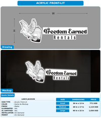 CUSTOM MOCKUP SIGN FOR Lance Jackson
