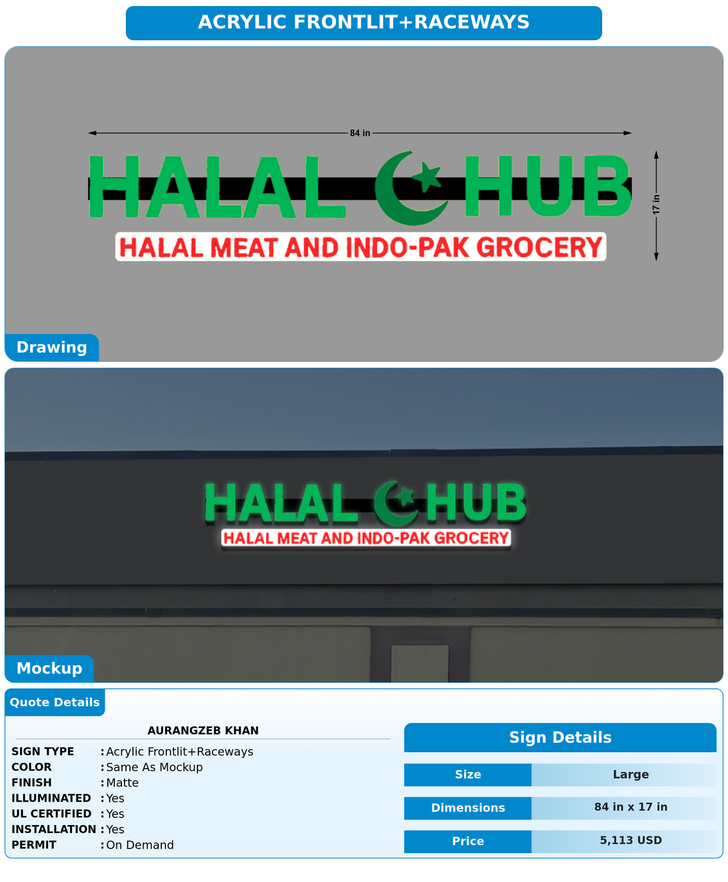 CUSTOM MOCKUP SIGN FOR Aurangzeb Khan