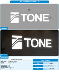 CUSTOM MOCKUP SIGN FOR Andrew Terajewicz