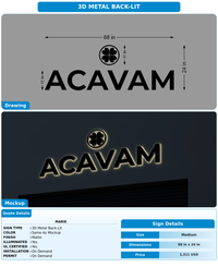 CUSTOM MOCKUP SIGN FOR marie