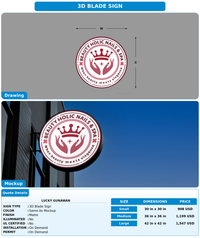 CUSTOM MOCKUP SIGN FOR Lucky gunawan